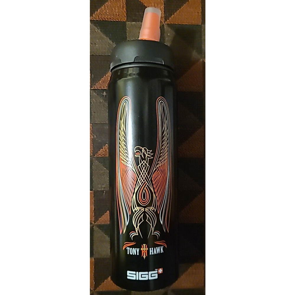Tony Hawk Sigg 0.75 Liter Water Bottle Black New With Tags
